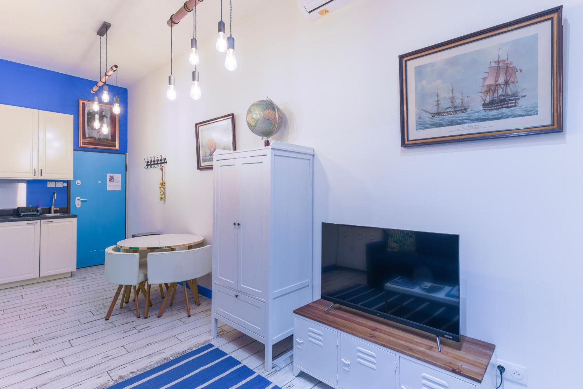 Studio Travel 24M2, 120M Vieux-Port ,Clim , Wifi ,Acces Autonome Avec Code Marseille Eksteriør billede